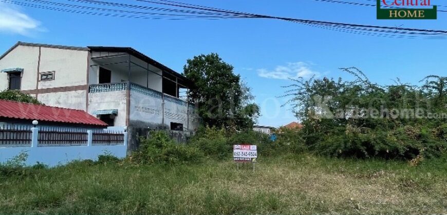 ที่ดินเปล่า 1 งาน 52 ตารางวา ซอยชลประทาน 40 (ซอยดี-มีโชค) หัวหิน แปลงริม ทำเลดี