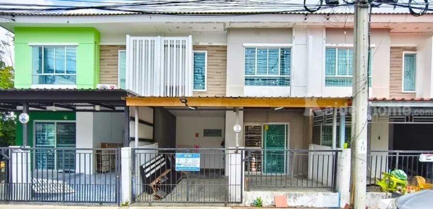 ขาย!! ทาวน์โฮม พฤกษาวิลล์72 นครอินทร์-พระเงิน (โซนหน้าสวน ขนาด 19 ตร.ว.) ใกล้พลัสมอลล์ โลตัสบางใหญ่ บางกรวย นนทบุรี : Pruksa Ville72 Nakornin-Prangern