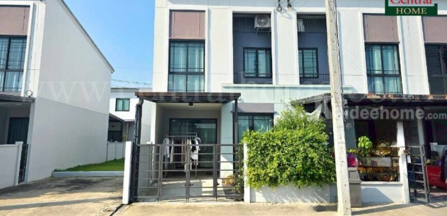 ทาวน์โฮม พลีโน่ รังสิต – ปทุมธานี หลังริม ตกแต่งสวย พร้อมอยู่