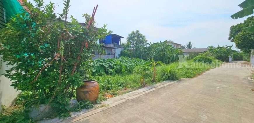 ขาย!! ที่ดินจัดสรร ชุมชนยิ้มสยาม ซอยกำแพงเพชร 6 แยก 7 (ขนาด 73 ตร.ว.) ใกล้รถไฟฟ้าสายสีแดงสถานีการเคหะ หลักสี่ กรุงเทพฯ