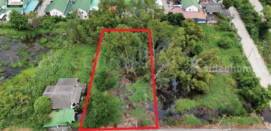 ที่ดินเปล่า 285 ตร.วา ซอยบงกช 55 คลอง 2 ปทุมธานี