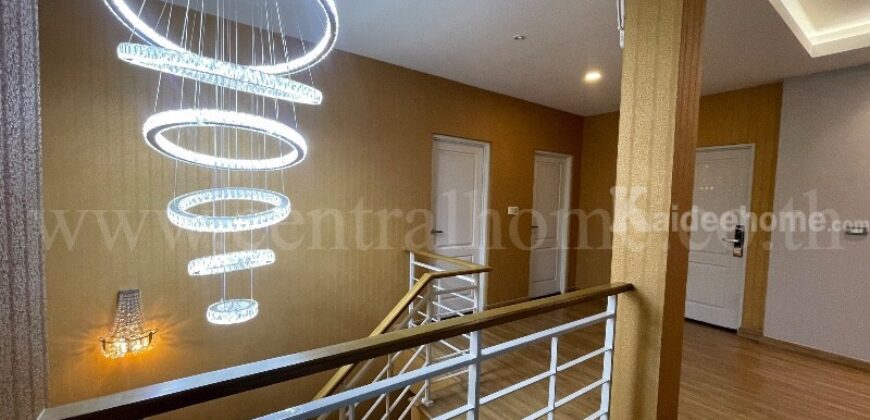 บ้านเดี่ยว เซนโทร ราชพฤกษ์-สวนผัก บิวอินทั้งหลัง แปลงริมข้างสวน พร้อมเข้าอยู่