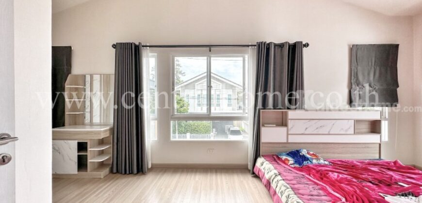 บ้านแฝด เพอร์เฟค พาร์ค ราชพฤกษ์ – 346 ปทุมธานี หลังริม