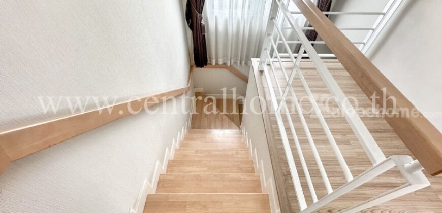 บ้านแฝด เพอร์เฟค พาร์ค ราชพฤกษ์ – 346 ปทุมธานี หลังริม