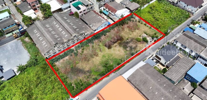 ที่ดินสีม่วง ถมแล้ว 1-3-83 ไร่ สุขสวัสดิ์ 78 – พระประแดง แปลงสวย