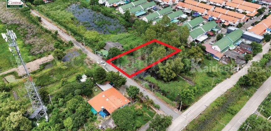 ที่ดินเปล่า 285 ตร.วา ซอยบงกช 55 คลอง 2 ปทุมธานี