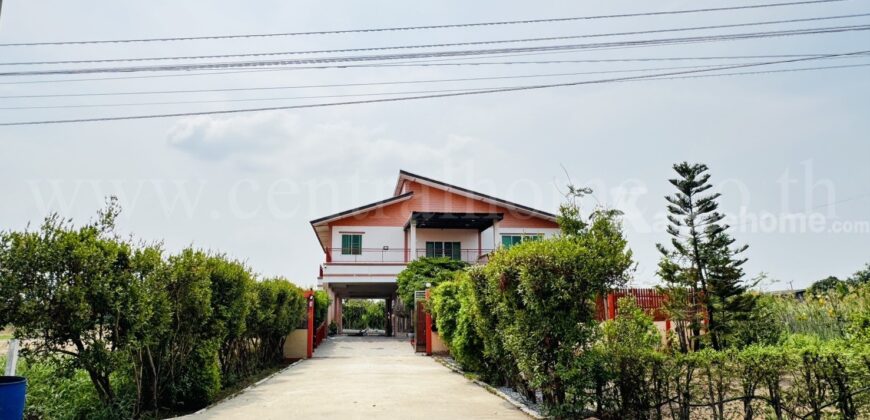 บ้านเดี่ยว 500 ตร.วา เรียบคลองบางโพธิ์เหนือ สามโคก ปทุมธานี เฟอร์ครบ พร้อมอยู่