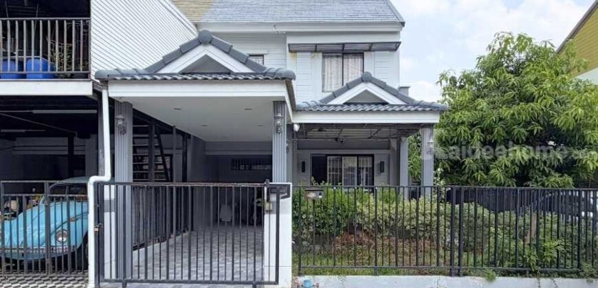 ขาย !! ทาวน์เฮ้าส์ 2 ชั้น บ้านพฤกษา54/1 วงแหวนฯ – คลองถนน (หลังมุม ขนาด 28 ตร.ว.) ต่อเติมพร้อมอยู่ บางใหญ่ นนทบุรี : Baan Pruksa 54/1 Wongwaen-Khlong Thanon