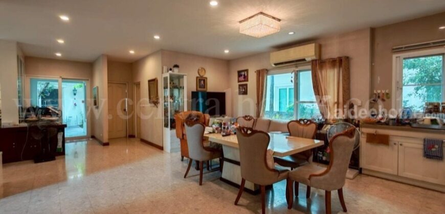 บ้านเดี่ยว ลัดดารมย์ ราชพฤกษ์ – รัตนาธิเบศร์ 2 โครงสร้างดี พร้อมเรือนรับรอง