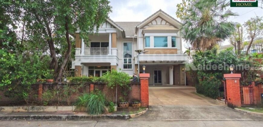 บ้านเดี่ยว ลัดดารมย์ ราชพฤกษ์ – รัตนาธิเบศร์ 2 โครงสร้างดี พร้อมเรือนรับรอง
