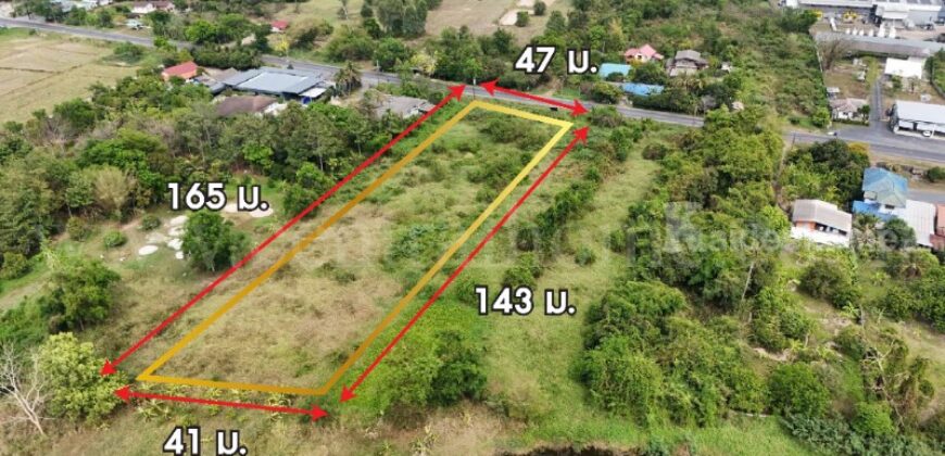 ที่ดินเปล่า 4 ไร่ ติดถนนใหญ่ นย.2003 ป่าขะ นครนายก