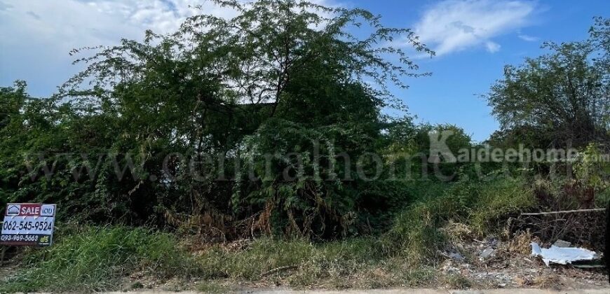 ที่ดินเปล่า 1 งาน 52 ตารางวา ซอยชลประทาน 40 (ซอยดี-มีโชค) หัวหิน แปลงริม ทำเลดี