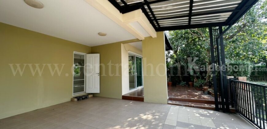 บ้านเดี่ยว ฮาบิเทีย ราชพฤกษ์ หลังริม ต่อเติมแล้ว ราคาถูกสุดในโครงการ