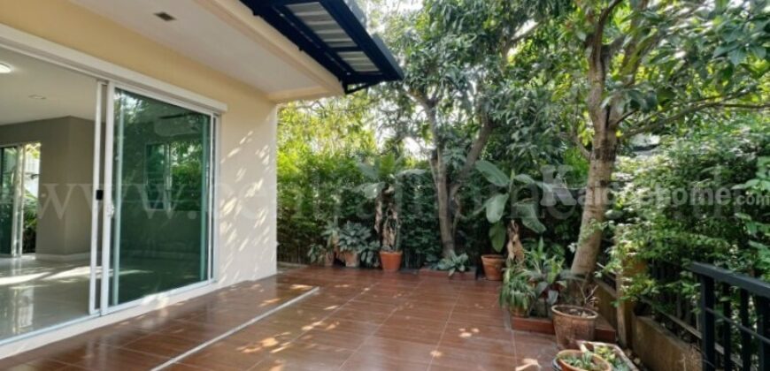 บ้านเดี่ยว ฮาบิเทีย ราชพฤกษ์ หลังริม ต่อเติมแล้ว ราคาถูกสุดในโครงการ