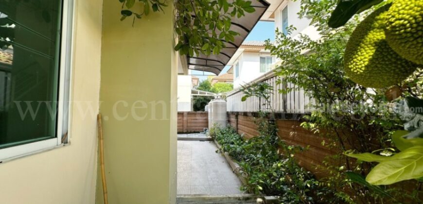 บ้านเดี่ยว ฮาบิเทีย ราชพฤกษ์ หลังริม ต่อเติมแล้ว ราคาถูกสุดในโครงการ