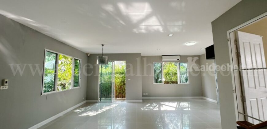 บ้านเดี่ยว ฮาบิเทีย ราชพฤกษ์ หลังริม ต่อเติมแล้ว ราคาถูกสุดในโครงการ