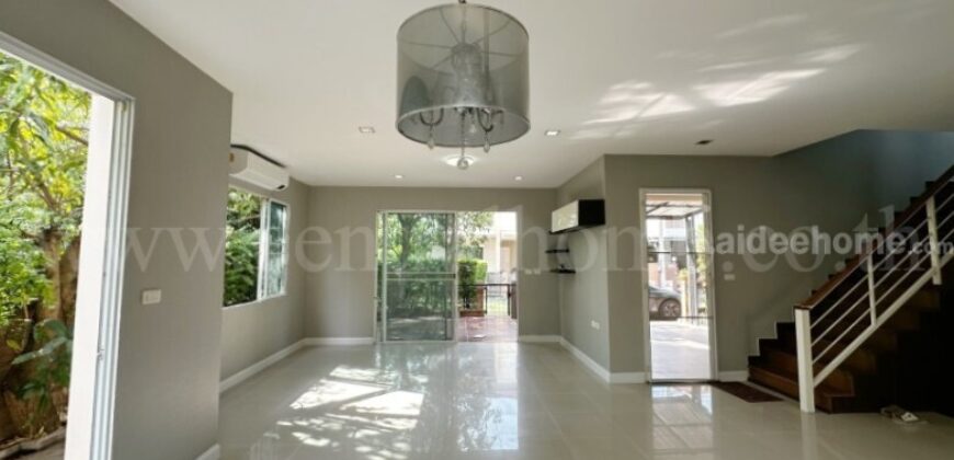 บ้านเดี่ยว ฮาบิเทีย ราชพฤกษ์ หลังริม ต่อเติมแล้ว ราคาถูกสุดในโครงการ