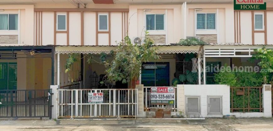 ทาวน์โฮม ไอลีฟ ทาวน์ พระราม 2 กม.14 ต่อเติมครบ สภาพดี พร้อมอยู่