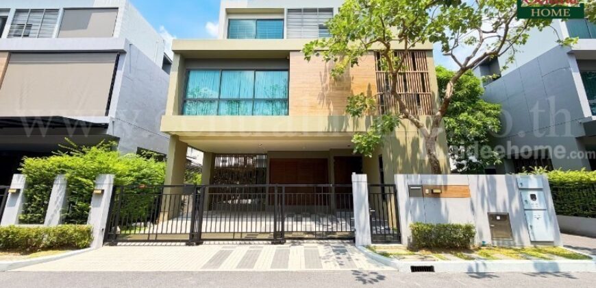 บ้านเดี่ยว 3 ชั้น แกรนด์ บางกอก บูเลอวาร์ด ราชพฤกษ์ – พระราม 5 แต่งครบ พร้อมเข้าอยู่