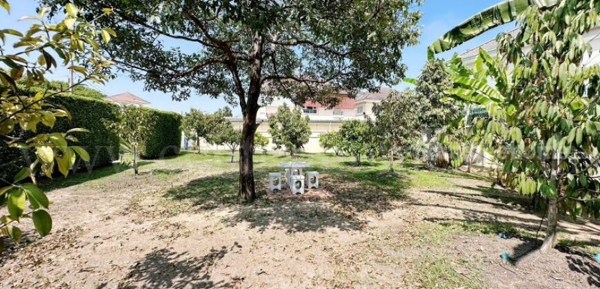 ที่ดินเปล่า ถมแล้ว 131 ตารางวา ลัดดารมย์ รัตนาธิเบศร์ แปลงริม