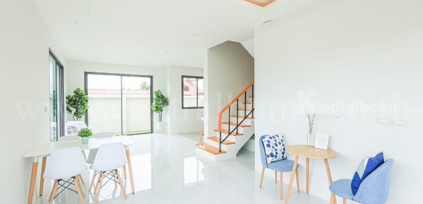 บ้านเดี่ยว วีล่าโฮม สามพราน สไตล์นอร์ดิก