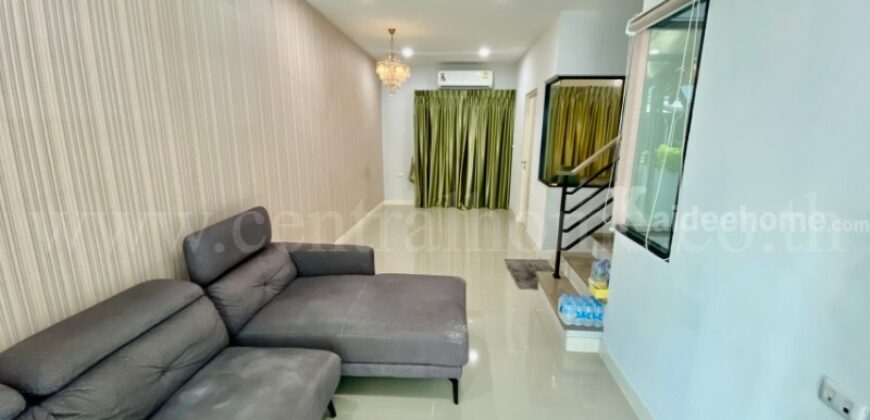 ทาวน์โฮม สิริ เพลส รังสิต ต่อเติมครบ พร้อมเข้าอยู่ ใกล้ทางด่วนบางพูน