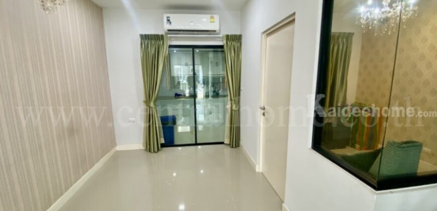 ทาวน์โฮม สิริ เพลส รังสิต ต่อเติมครบ พร้อมเข้าอยู่ ใกล้ทางด่วนบางพูน