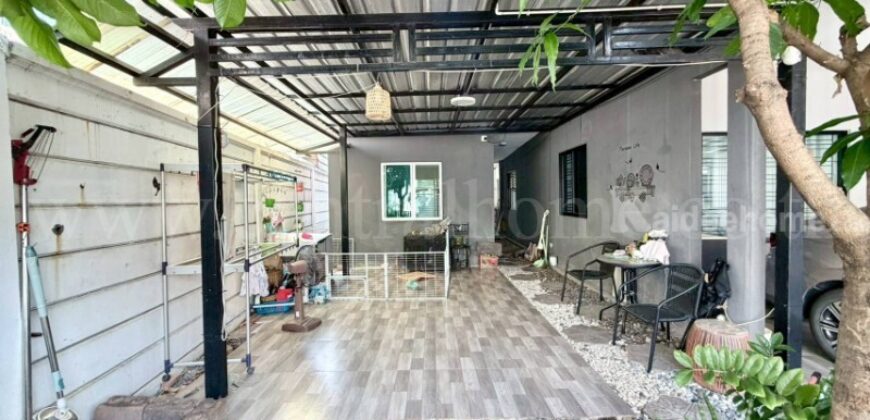 ทาวน์โฮม เดอะ คอนเนค ดอนเมือง – เทิดราชัน หลังริม ใกล้สนามบินดอนเมือง