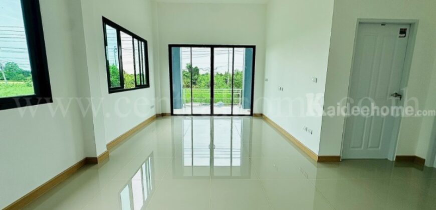 บ้านเดี่ยว ซอยเทพประทาน 1 บางกรวย – ไทรน้อย บ้านใหม่มือหนึ่ง ราคาถูก