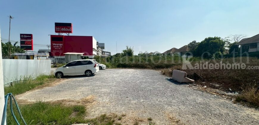 ที่ดินเปล่า 1 ไร่ ติดถนนกาญจนาภิเษก ซอยวัดพระนอน ใกล้ตลาดพระปิ่น 3