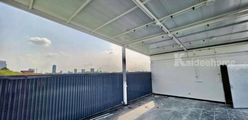 รหัสC7078 ให้เช่า ขายโฮมออฟฟิศพร้อมโกดัง ถนนรัตนาธิเบศร์ ใกล้ราชพฤกษ์ ใกล้รถไฟฟ้าสายสีม่วงสถานีไทรม้า