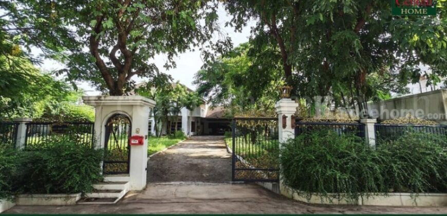 บ้านเดี่ยว ศรีเจริญวิลล่า หลังมุม ติดถนนเทพารักษ์ ใกล้ รพ.สินแพทย์