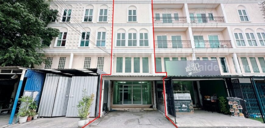 ขายและให้เช่า อาคารพาณิชย์ 3.5 ชั้น ทำเลทอง ถนนนวมินทร์ ใกล้ตลาดปัฐวิกรณ์