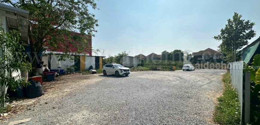 ที่ดินเปล่า 1 ไร่ ติดถนนกาญจนาภิเษก ซอยวัดพระนอน ใกล้ตลาดพระปิ่น 3