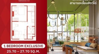 เคฟ วันเดอร์แลนด์ คอนโดใหม่หนึ่งเดียวในรังสิต เลี้ยงสัตว์ได้ ซื้อคุ้มากกว่าเช่า โทร 061-6161426