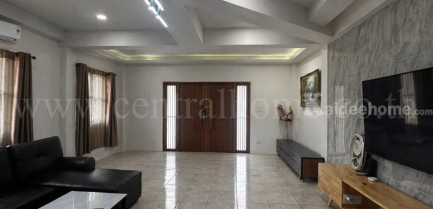 บ้านเดี่ยว 300 ตร.วา ธรรมสุธีร์ ปทุมธานี ติดตั้งโซลาเซลล์ ประหยัดไฟ พร้อมอยู่