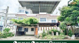 ให้เช่า ทาวน์เฮ้าส์ 3 ชั้น ซอยเอกชัย 135 ตีทะลุ 2 คูหา มีดาดฟ้า หลังริม ราคาถูก