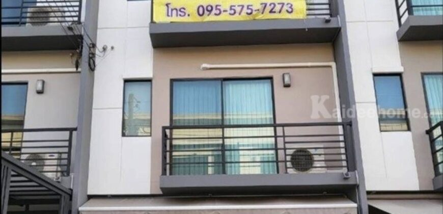 ขาย/ให้เช่า ทาวน์โฮม 3 ชั้น บ้านกลางเมือง (รามอินทรา-วัชรพล) 3 ห้องนอน ใกล้ แฟชั่นไอส์แลนด์ โทร 095-9166677