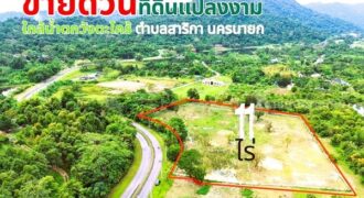 ขายที่ดินแปลงใหญ่สวยเนื้อที่ 11 ไร่ ต.สาริกา อ.เมืองนครนายก จ.นครนายก โทร.084-1416555