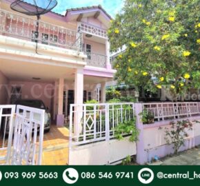 บ้านแฝด ซิลค์ วิลเลจ พหลโยธิน 54 หลังริม ติดถนน บ้านสวย ราคาถูก