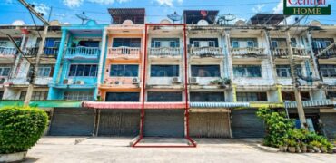 อาคารพาณิชย์ 3 ชั้นครึ่ง เกษมสุวรรณ 5 ตรงข้ามวัดบางนมโค ราคาถูกมาก