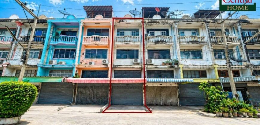 อาคารพาณิชย์ 3 ชั้นครึ่ง เกษมสุวรรณ 5 ตรงข้ามวัดบางนมโค ราคาถูกมาก