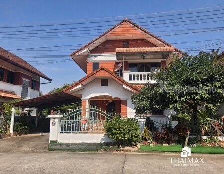 บ้านทำเลดีใกล้ตลาดสดสามแยก และ Meta Mall สันทราย เชียงใหม่