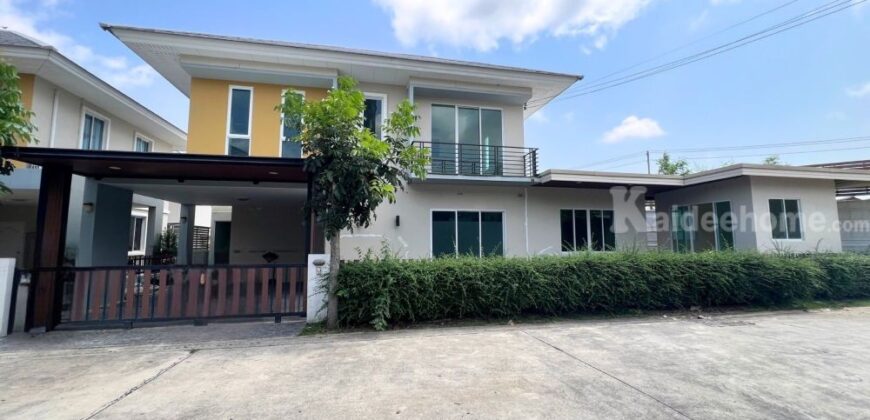 บ้านเดี่ยวหลังใหญ่ ทำเลดี ใจกลางบ้านฉาง ระยอง