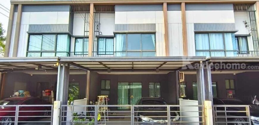 ขาย !! ทาวน์โฮม พลีโน่ พหลโยธิน54/1 (ขนาด 18 ตร.ว.) ซอยพหลโยธิน 54/1 แยก4 (วัดเกาะ) สายไหม กรุงเทพ : Pleno Phahonyothin 54/1