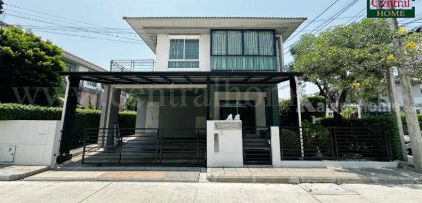 บ้านเดี่ยว ฮาบิเทีย บอนด์ ราชพฤกษ์ หลังมุม ต่อเติมครบ พร้อมอยู่