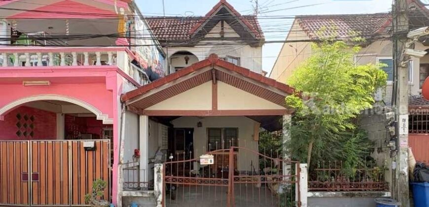 ขาย!! ทาวน์เฮาส์ 2 ชั้น หมู่บ้านสำเร็จวิลล์1 บางกรวย (ขนาด 26 ตร.ว. ขายตามสภาพ มีพื้นที่ด้านข้าง) ใกล้ถนนกาญจนาภิเษก บางกรวย นนทบุรี : Samrej Ville 1