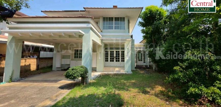 บ้านเดี่ยว เศรษฐสิริ ประชาชื่น เรสซิเด้นซ์ 4 หลังริม รีโนเวทใหม่ พร้อมเข้าอยู่