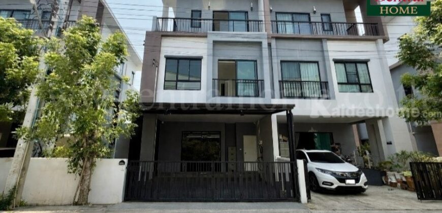 บ้านแฝด 3 ชั้น ธนาคลัสเตอร์ เวสต์เกต บางใหญ่ ราคาถูกที่สุดในโครงการ