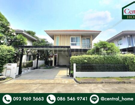 บ้านเดี่ยว คณาสิริ บางนา บางบ่อ ถูกสุดในโครงการ